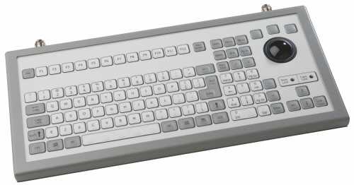 Keyboard+trackball, panel mount, USB