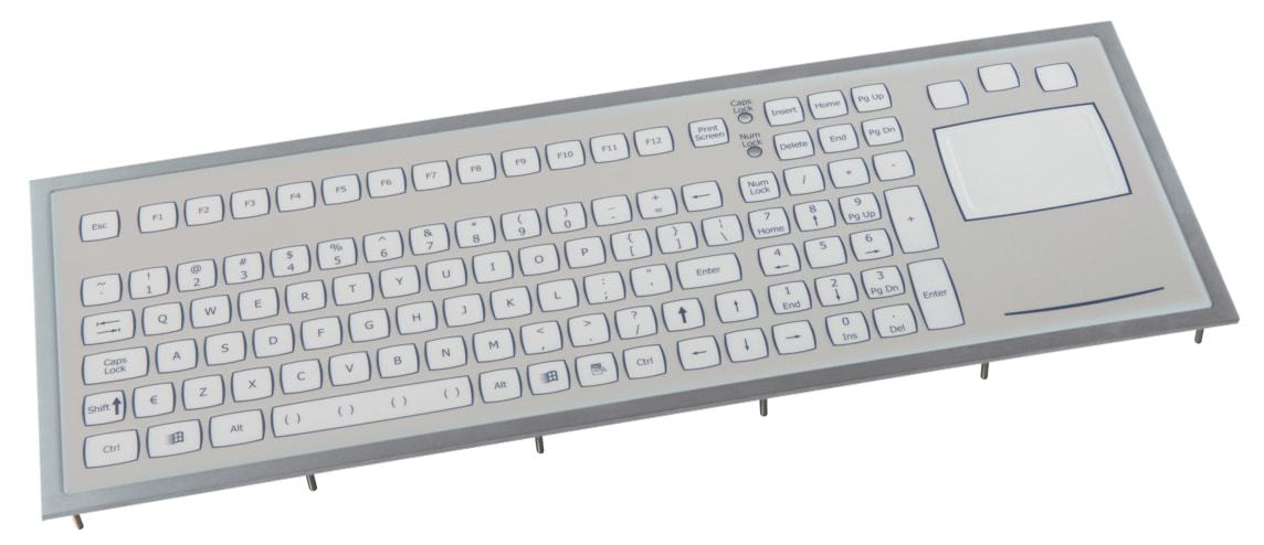 Keyboard+touchpad, panel mount, USB