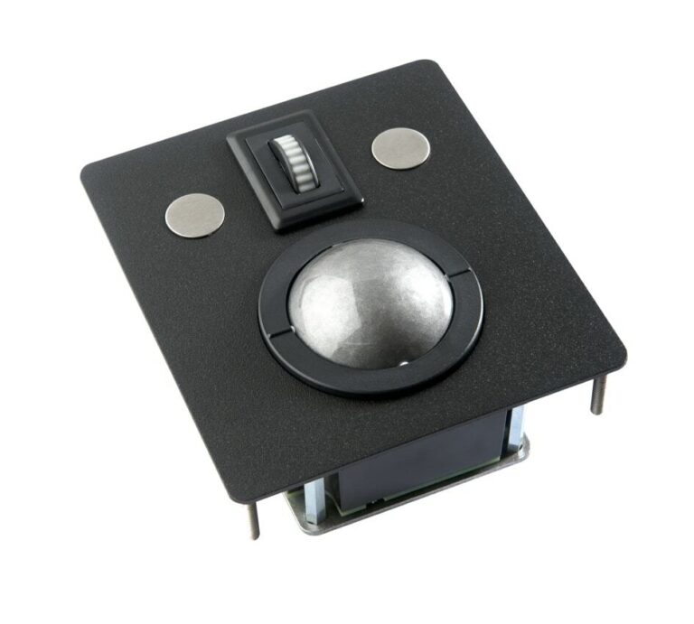 Trackball, panel mount, USB & PS2