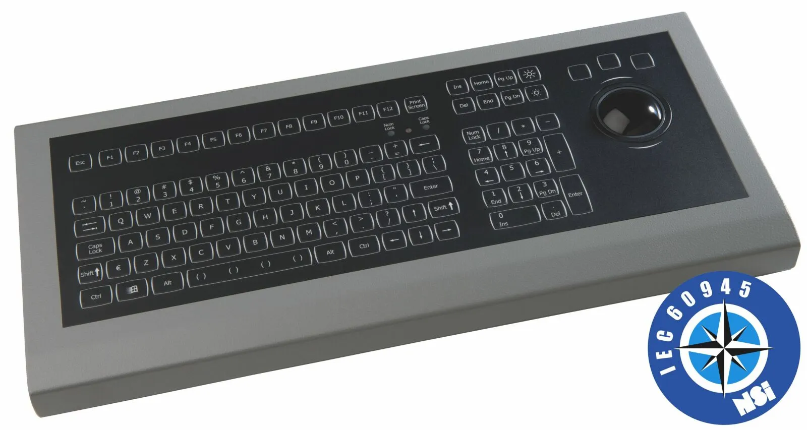 Keyboard, desk top, backlit, marine, USB