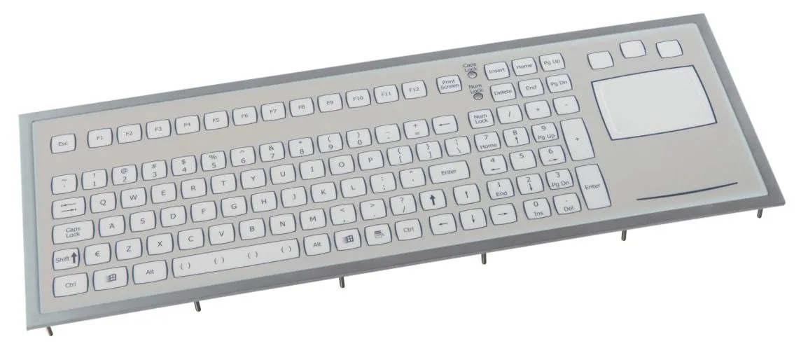 Keyboard+touchpad, panel mount, PS2