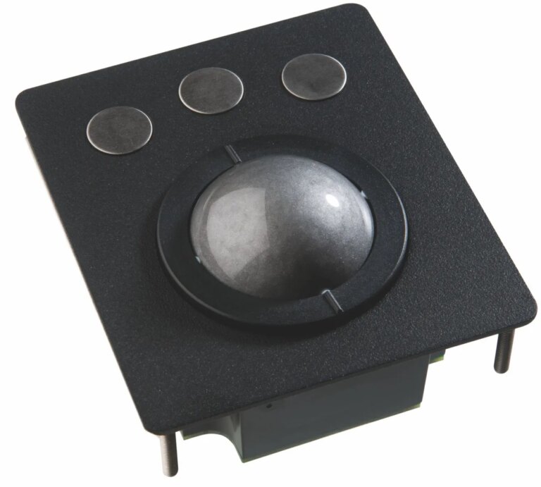 Trackball, panel mount, marine, USB & PS2