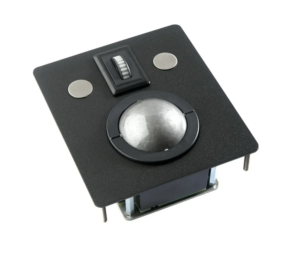 Trackball, panel mount, marine, USB & PS2