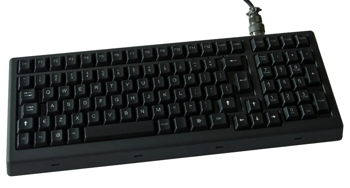 Keyboard, panel mount, rugged, USB