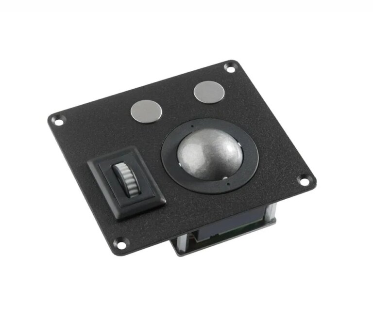 Trackball, panel mount, marine, USB & PS2