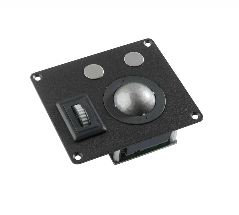 Trackball, panel mount, marine, USB & PS2