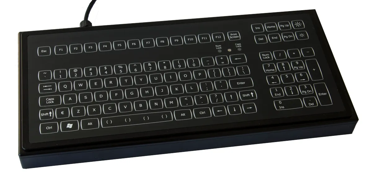 Keyboard, desk top, backlit, PS2