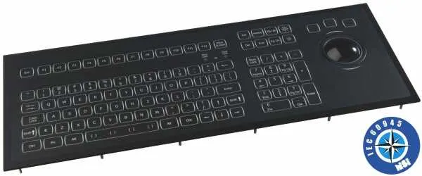 Keyboard, panel mount, backlit, USB