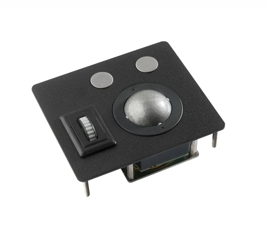 Trackball, panel mount, marine, USB & PS2