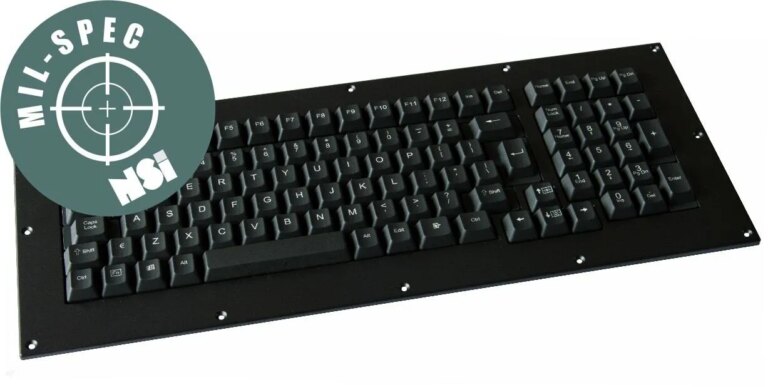 Keyboard, panel mount, rugged, USB
