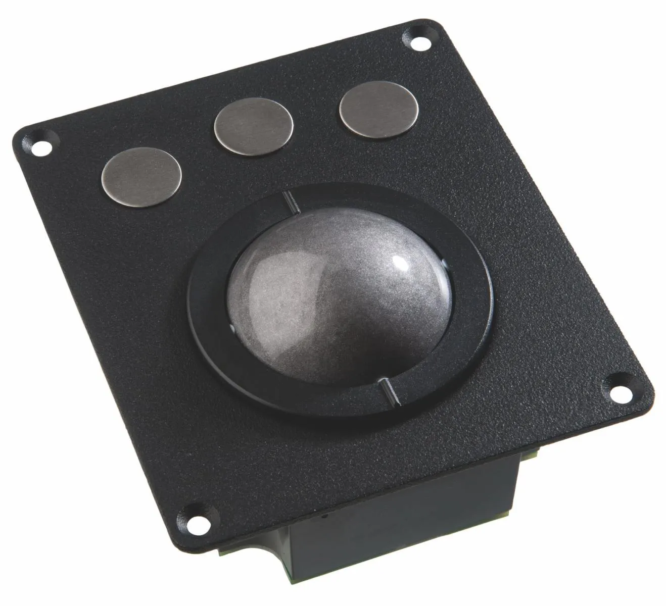 Trackball, panel mount, USB & PS2