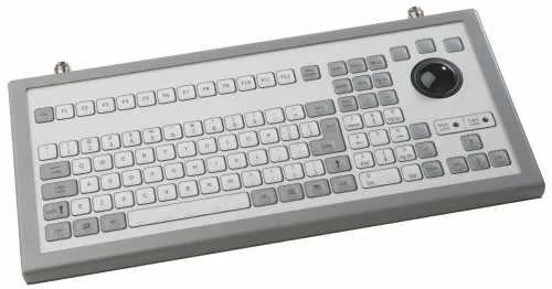Keyboard+trackball, panel mount, PS2