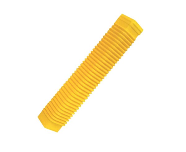 50mm Square Convoluted Tube Yellow