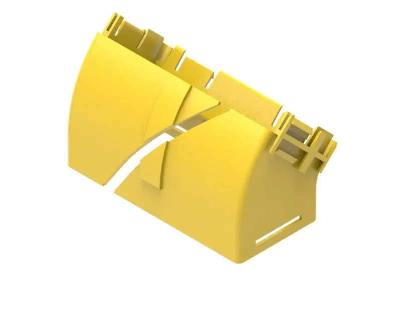 220mm 45° Elbow Down Retro Fit Assy