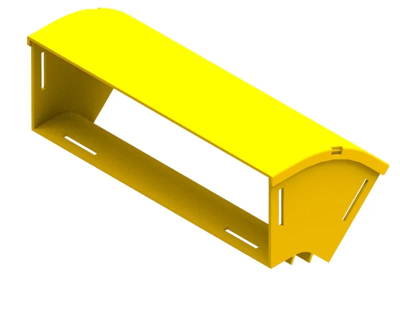 300mm 45° Down Elbow Assembly