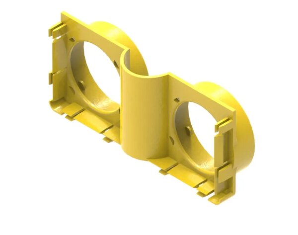 220mm Endcap With 2X88mm Adptr