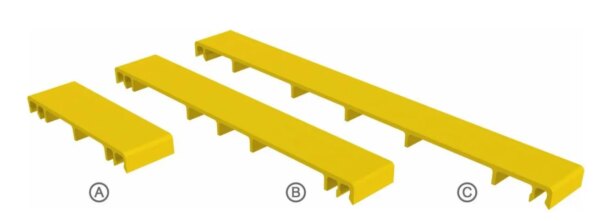 100mm Lid - Snap On - 2 Metres Long