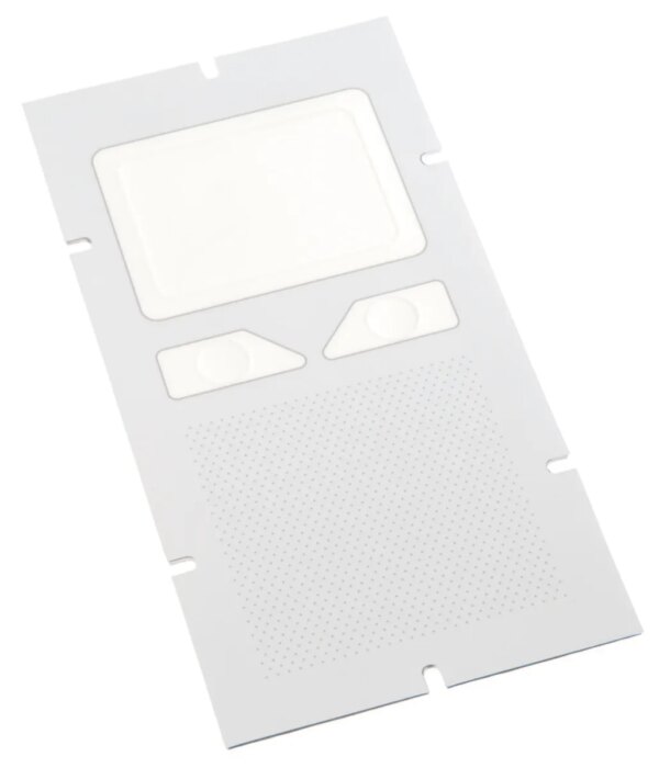 Industrial trackpad unit, panel mounting with mounting holes, IP65, USB