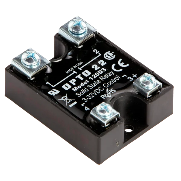 120 VAC, 3 Amp, DC Control Solid State Relay (SSR) - MH Productcatalogus