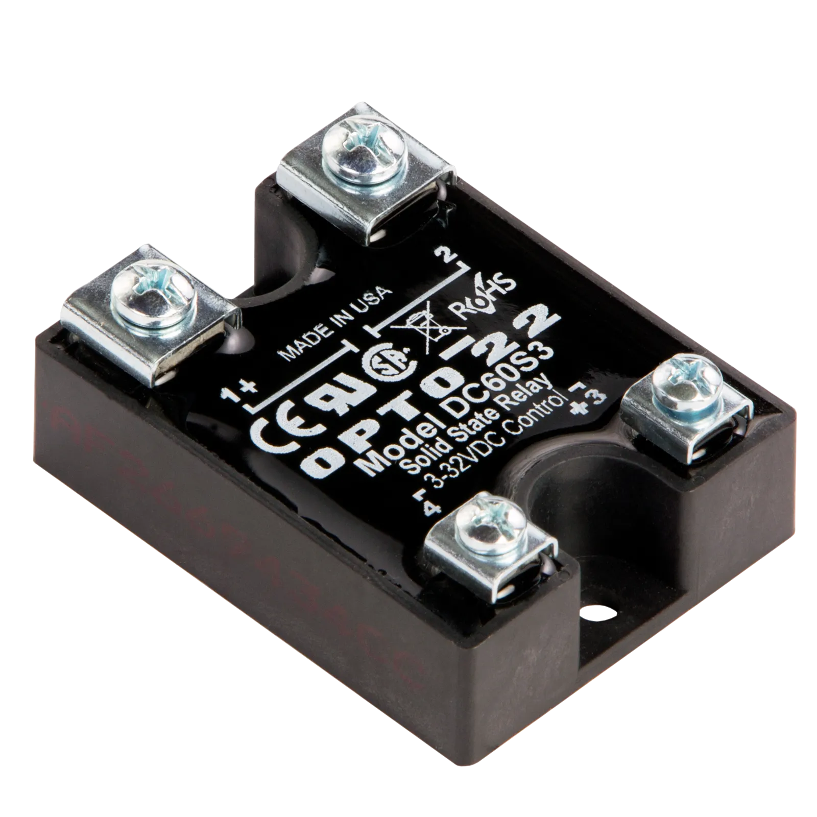 60 VDC, 3 Amp, DC Control Solid State Relay (SSR)