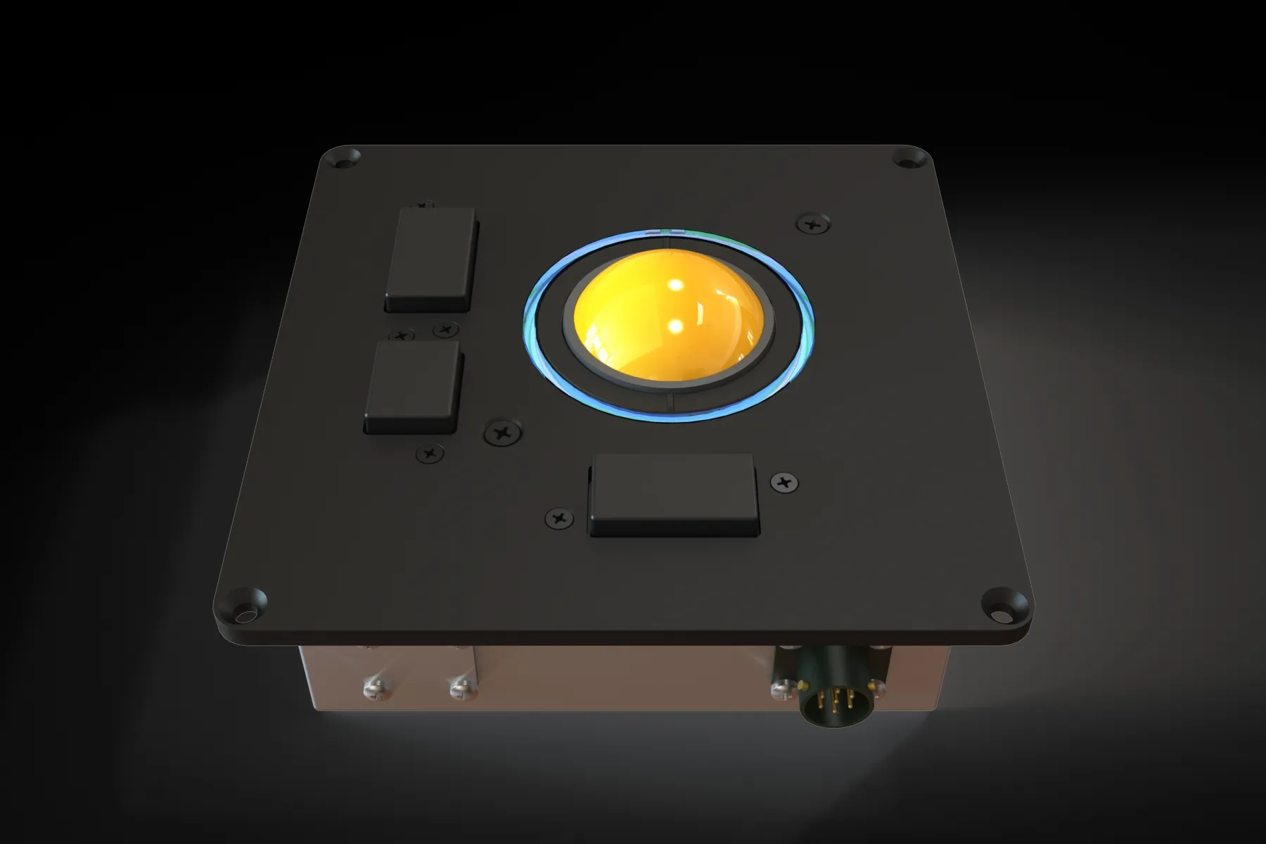 Trackball, panel mount, USB