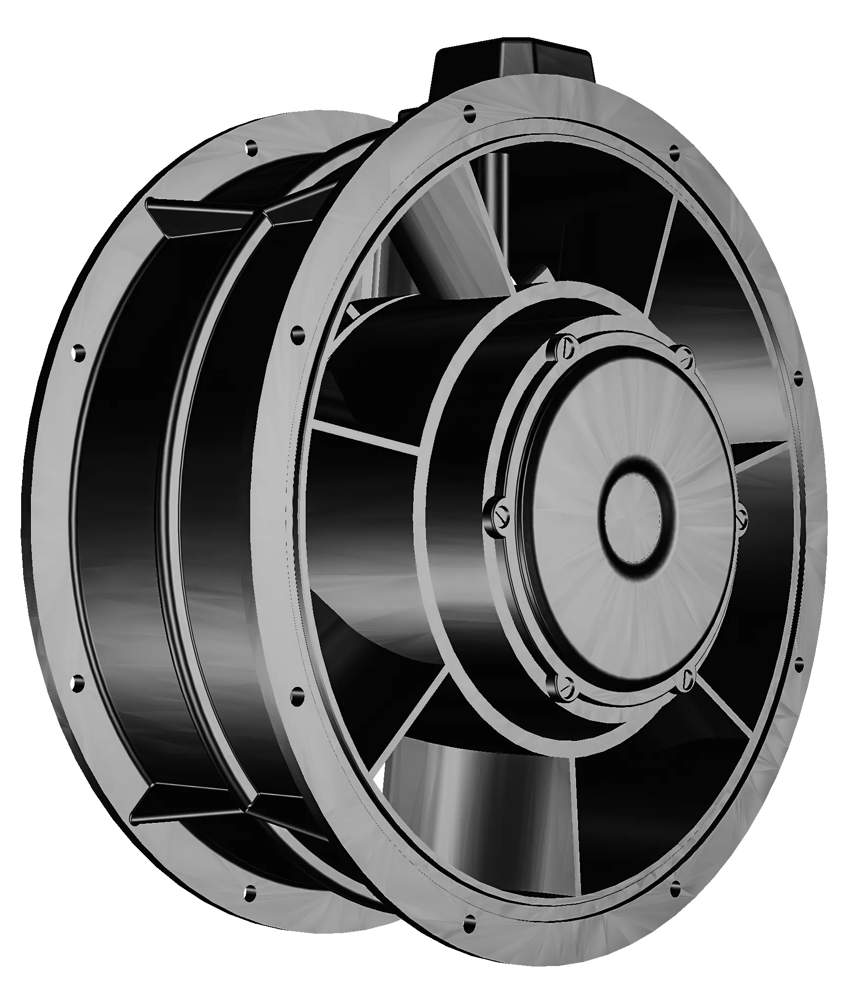 AC High Performance Fan 350x158xdiamm, 220Vac, 1-phase