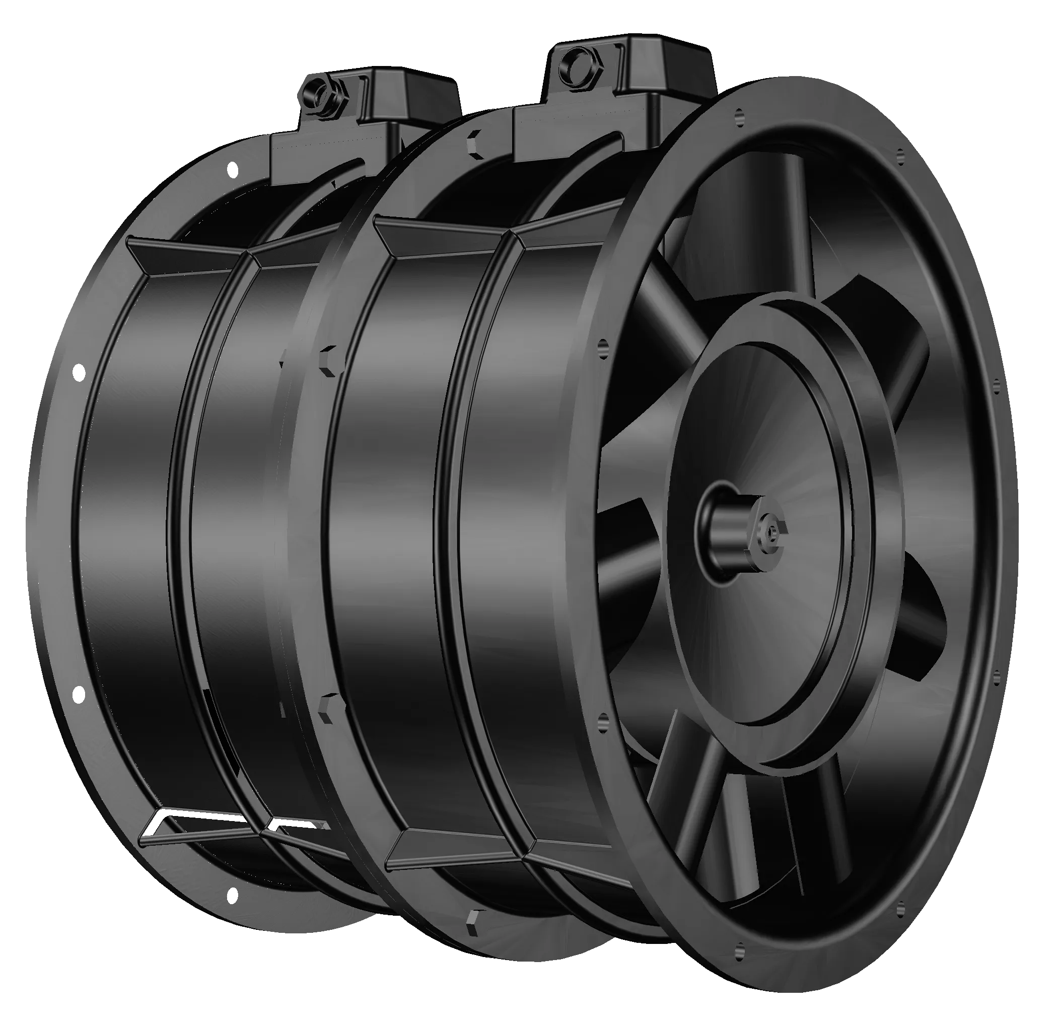 AC High Performance Fan 350x254xdiamm, 220Vac, 3-phase