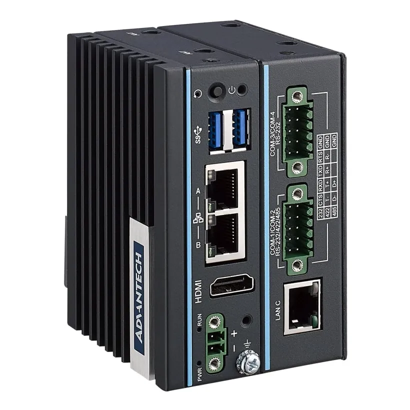Pocket-Size DIN-Rail Edge IPC with Intel® Atom® x6413E